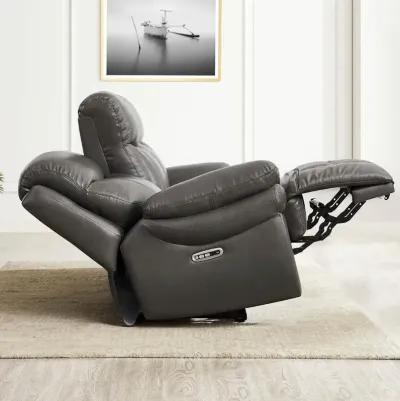 Summerlands Ash Gray Zero Gravity Power Reclining Sofa