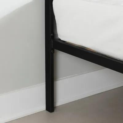 Hoya Black Queen Platform Bed - South Shore