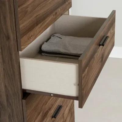 Musano Walnut 5-Drawer Chest