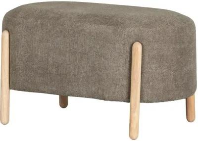 Flam Gray Upholstered Bench - South Shore