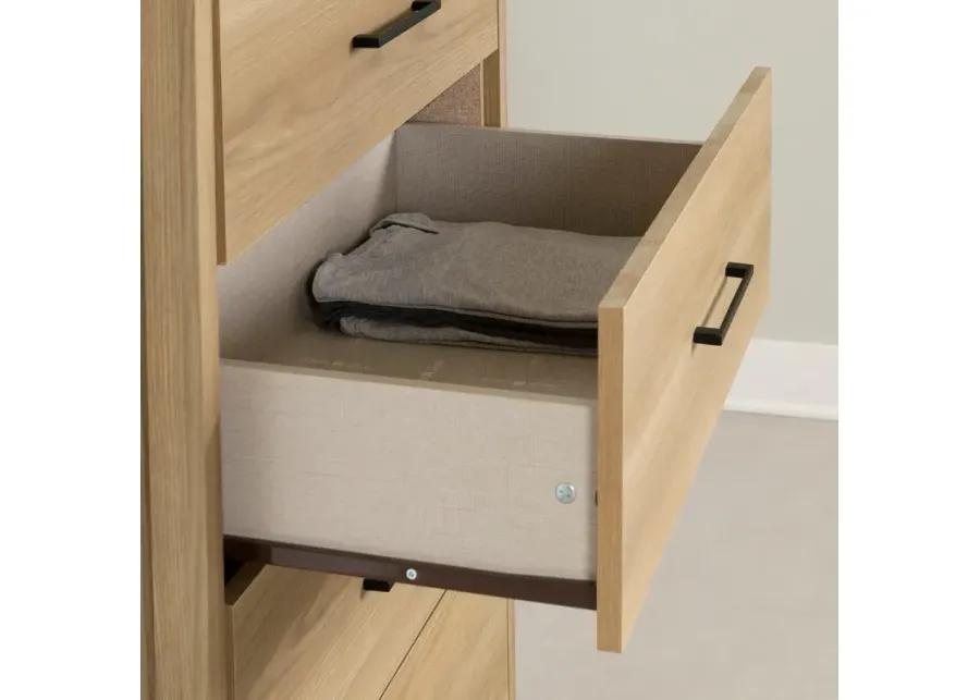 Gravity Natural 5-Drawer Chest - Chest of Drawers