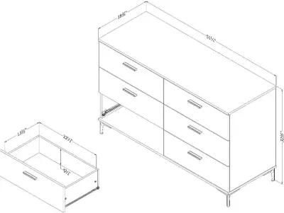 Musano Oak Dresser