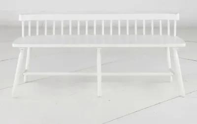 Palmetto Heights White Bed Bench