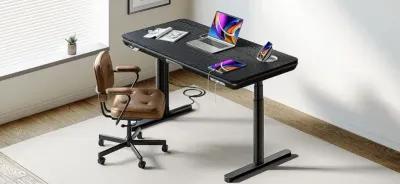 ErgoFx Adjustable Height Standing Desk With Black Desktop