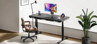 ErgoFx Adjustable Height Standing Desk With Black Desktop