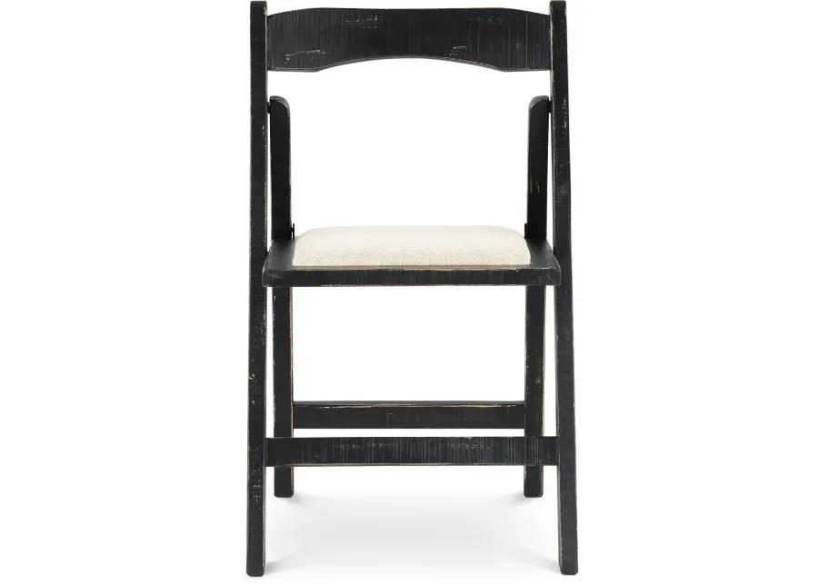 Beach Haven Black Folding Chair