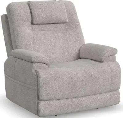 Zecliner Dove Gray Power Recliner with Power Lift