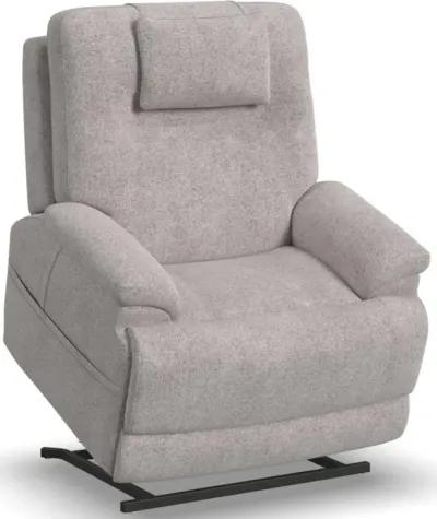 Zecliner Dove Gray Power Recliner with Power Lift