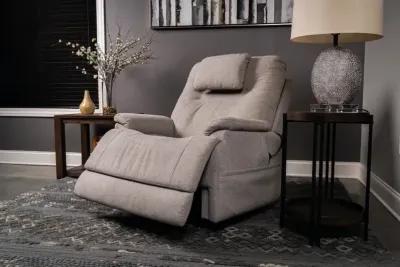 Zecliner Dove Gray Power Recliner with Power Lift