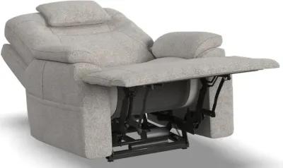 Zecliner Dove Gray Power Recliner with Power Lift