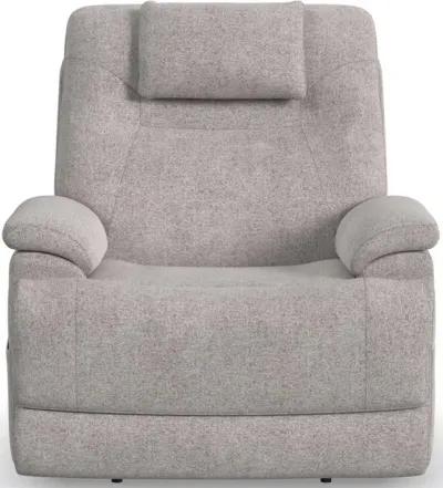 Zecliner Dove Gray Power Recliner with Power Lift