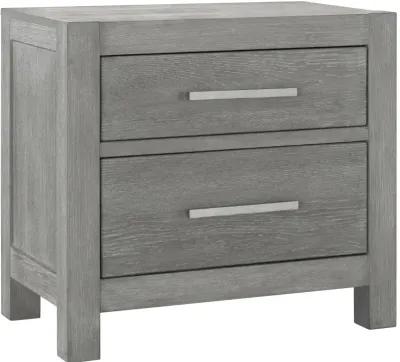 Millwork Gray Nightstand