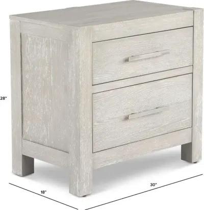 Millwork Gray Nightstand