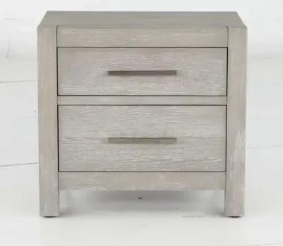 Millwork Gray Nightstand