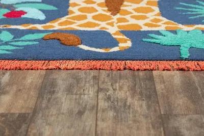 Atticus 5 x 7 Giraffe in Multicolor Area Rug