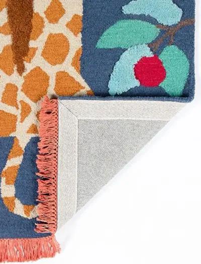 Atticus 5 x 7 Giraffe in Multicolor Area Rug