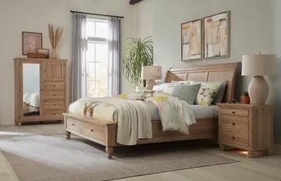 Cambridge Khaki Queen Storage Bed