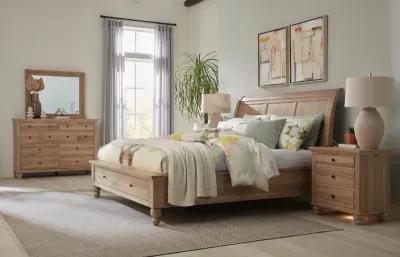 Cambridge Khaki Queen Storage Bed