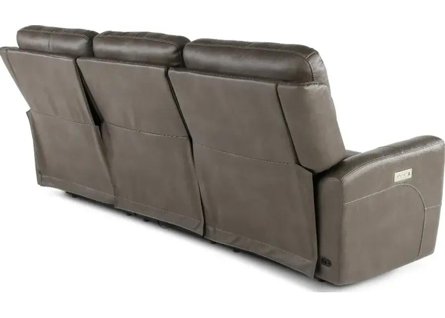 Damon Smoke Gray Power Reclining Sofa