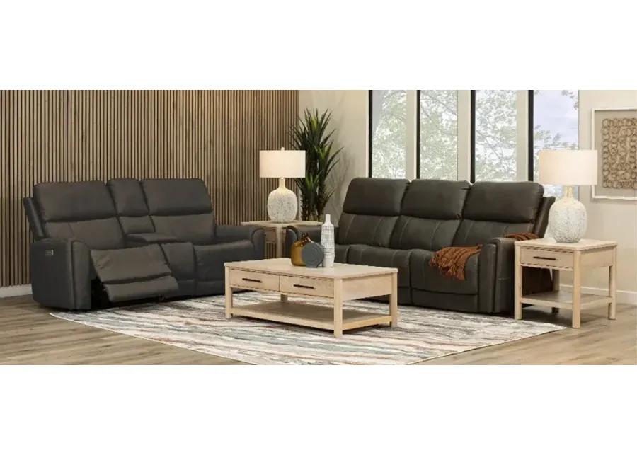 Damon Smoke Gray Power Reclining Sofa