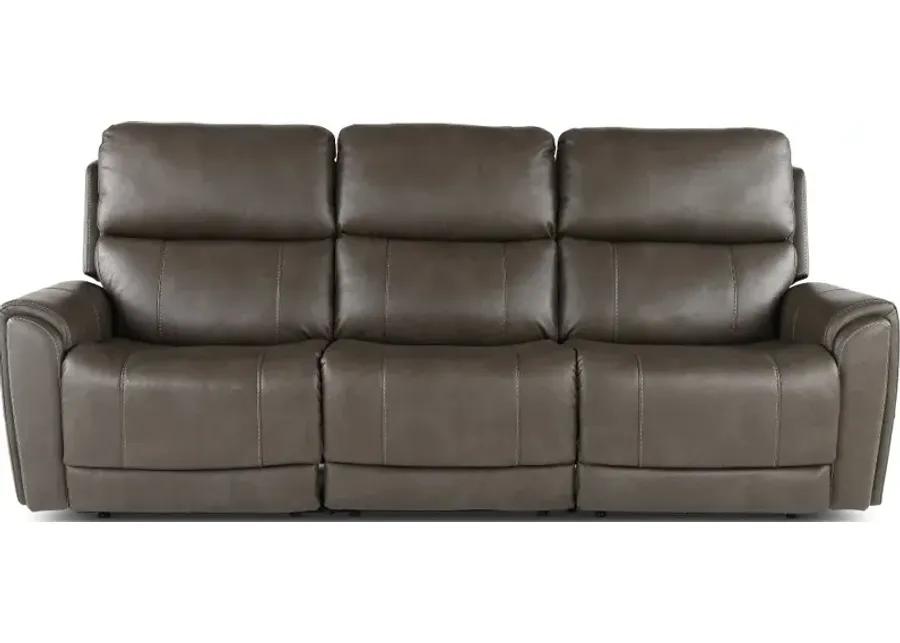 Damon Smoke Gray Power Reclining Sofa