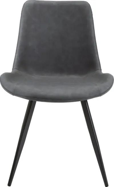 Brixley Dark Gray Upholstered Dining Chair