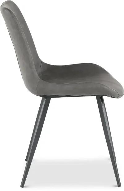 Brixley Dark Gray Upholstered Dining Chair