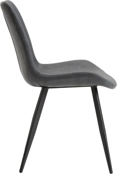 Brixley Dark Gray Upholstered Dining Chair