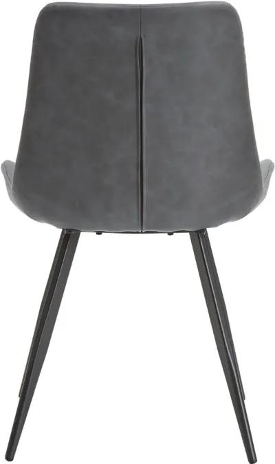 Brixley Dark Gray Upholstered Dining Chair