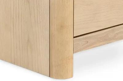 Furano Natural Ash 3-Drawer Nightstand