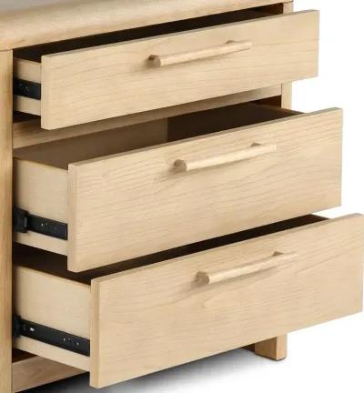 Furano Natural Ash 3-Drawer Nightstand