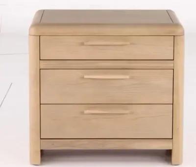 Furano Natural Ash 3-Drawer Nightstand