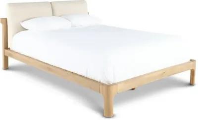 Furano Linen White and Natural Full Platform Bed