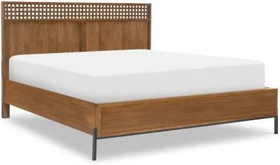 Midland Brown Queen Platform Bed