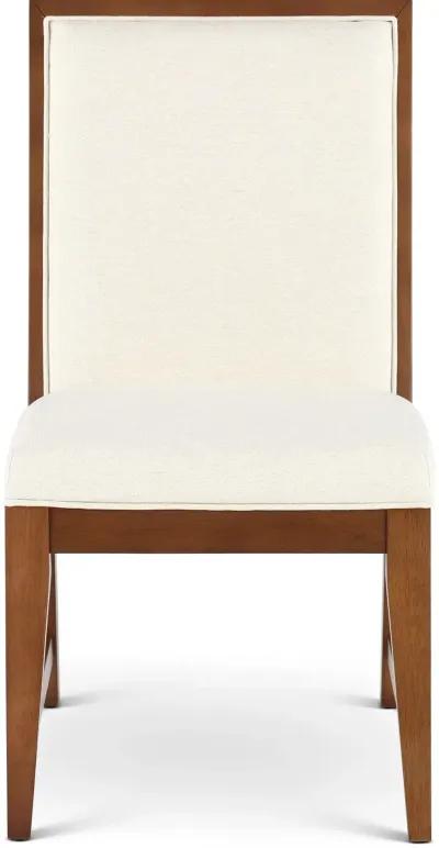 Midland Brown and White Dining Chair