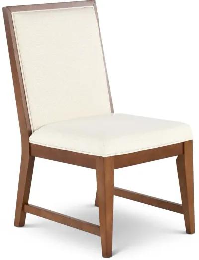 Midland Brown and White Dining Chair