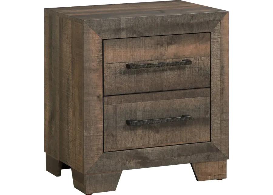 North Pass Brown Nightstand