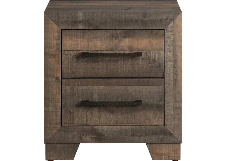 North Pass Brown Nightstand