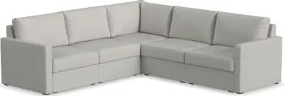 Flex Taupe 5-Seat Modular Sectional