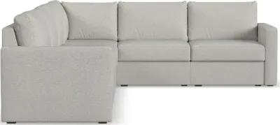 Flex Taupe 6-Seat Modular Sectional