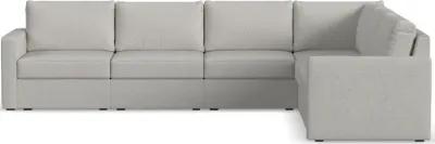 Flex Taupe 6-Seat Modular Sectional