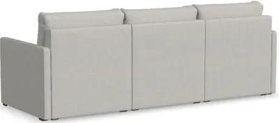 Flex Taupe Modular Sofa with Narrow Arm