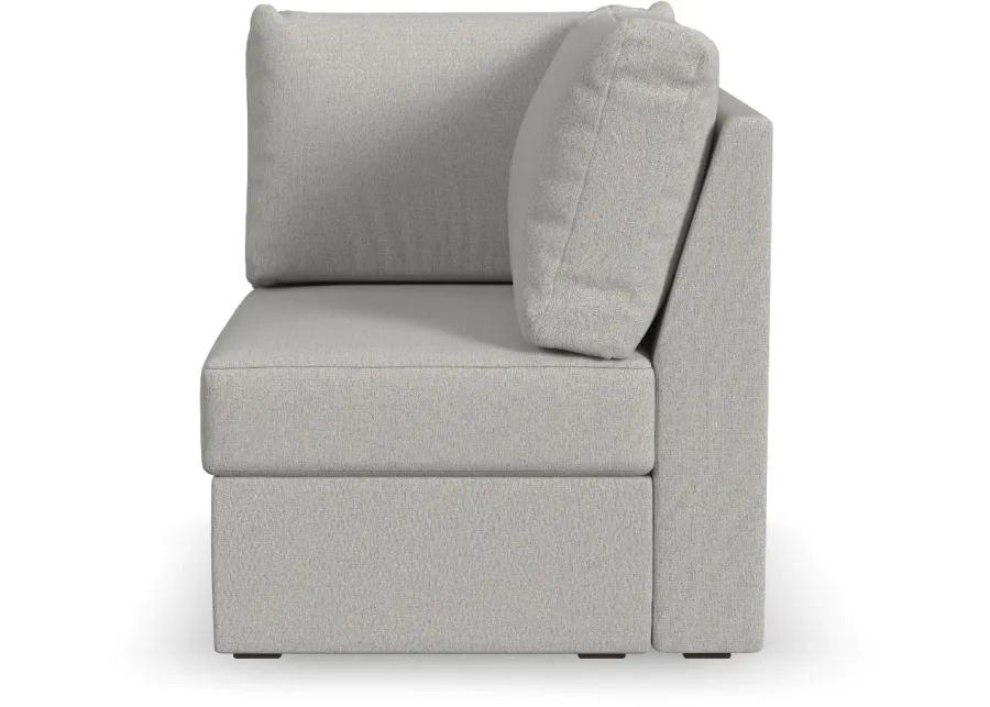 Flex Taupe Sectional Corner Chair