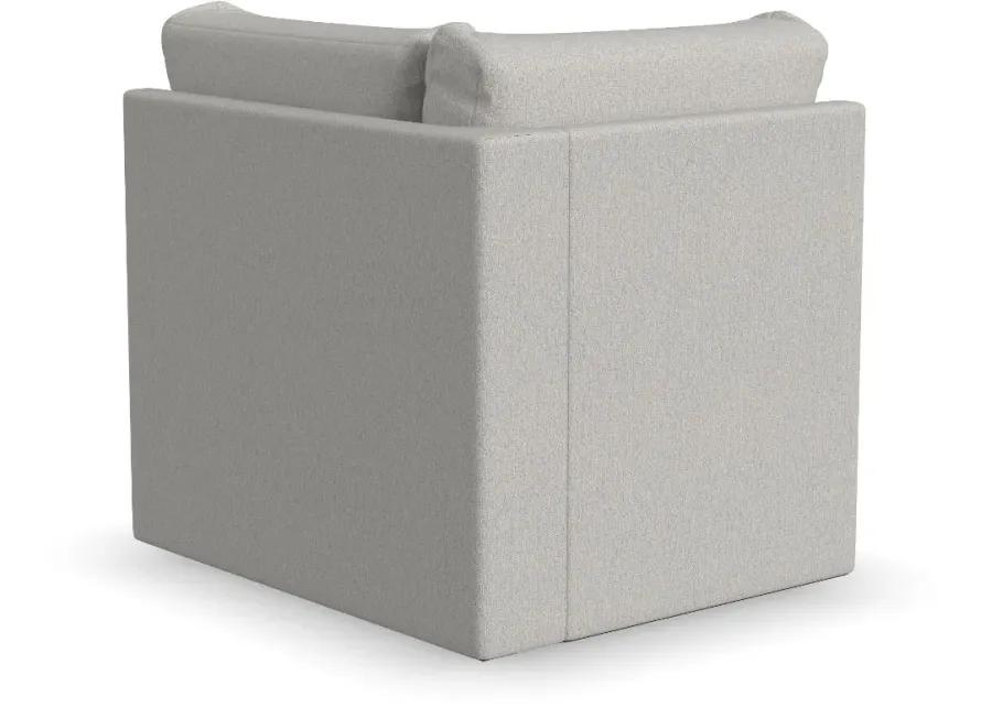 Flex Taupe Sectional Corner Chair