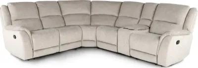 Aspen Latte 6-Piece Reclining Sectional