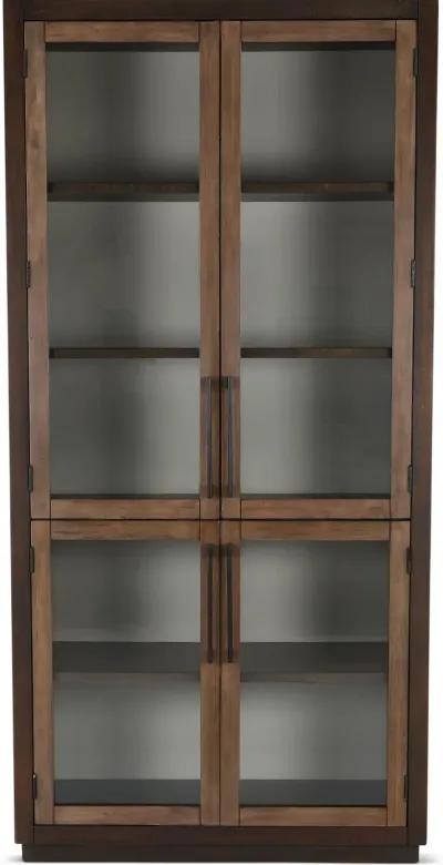 Boise Two-Tone Brown Cabinet