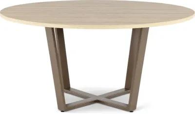 Ellington Tan and Bronze Dining Table