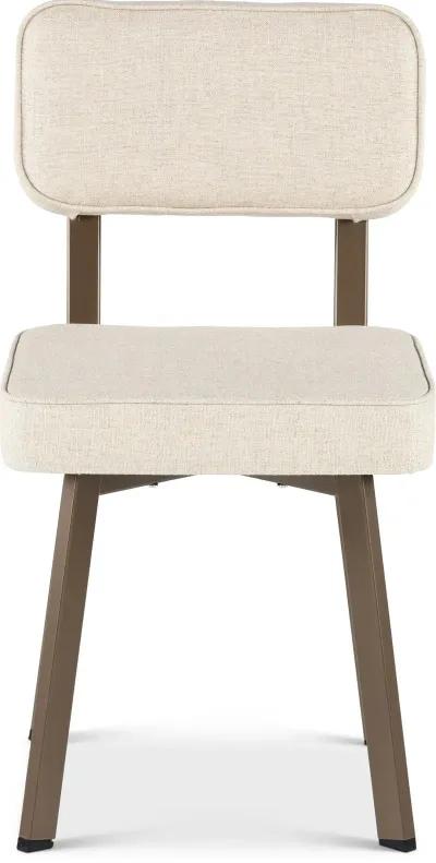 Ellington Beige and Bronze Dining Chair