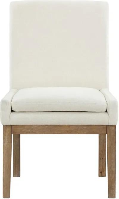 Aubrey White Upholstered Dining Chair