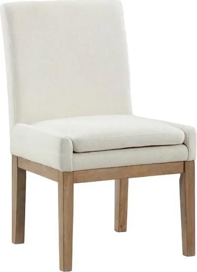 Aubrey White Upholstered Dining Chair